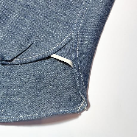 1950's Knock Out Chambray L/S Shirt Deadstock