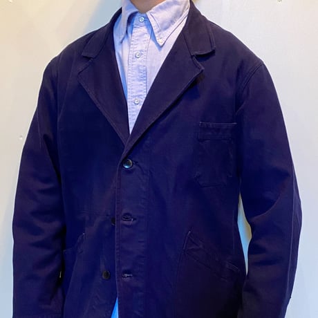 1950's French Unknown Cotton Work Jacket