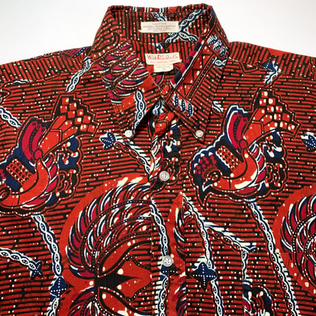 1960's Wm.F.Powers&Co. Batik S/S Shirt