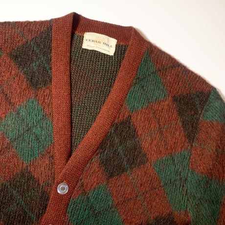 1960's CEDAR HILL Mohair Cardigan