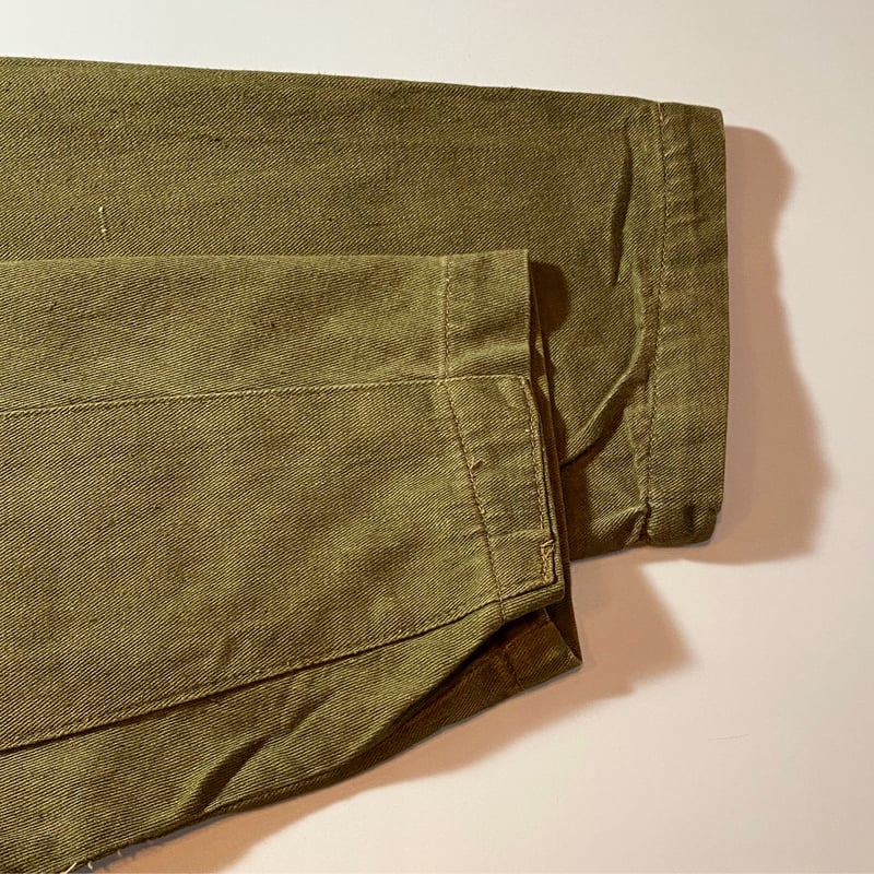 40s【Britiish Army SAS Greendenim Smock】 1940's British Army SAS Green Denim Smock | Unwave