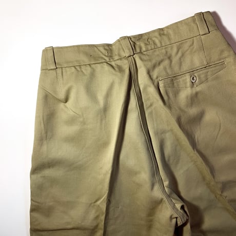 1950's French Railroad Chino Trousers Deadstock
