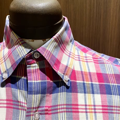 1960〜70's Brooks Brothers Indian Madras S/S Shirt