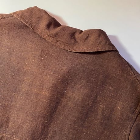 1940's French Unknown Linen Hunting Jacket
