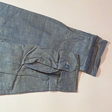 1950〜60's US.NAVY Chambray L/S Shirt Deadstock