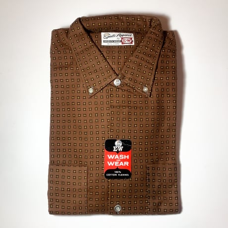 1960's E&W Flannel L/S Shirt Deadstock