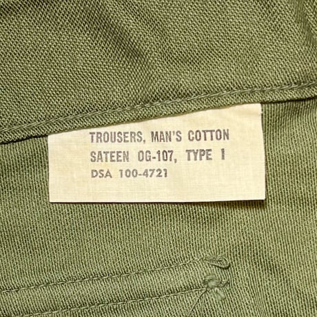 1960's US.ARMY Utility Trousers Deadstock