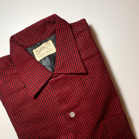 1950〜60's Essley Flannel L/S Shirt Deadstock