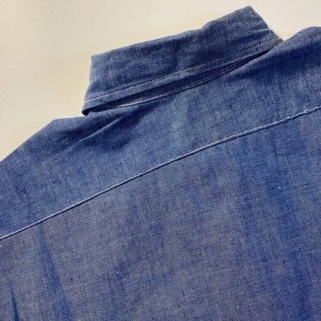 1940's US.NAVY Chambray L/S Shirt Deadstock