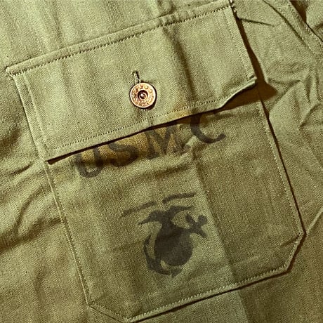 1940's USMC M-47 Herringbone Jacket Deadstock