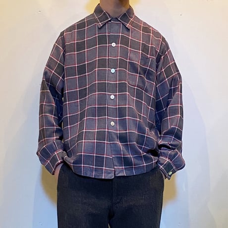 1960's Mac Phergus Rayon L/S Shirt