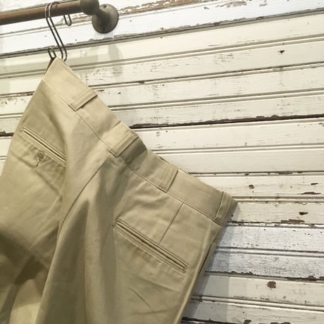 1960〜70's US.ARMY Chino Trousers Deadstock