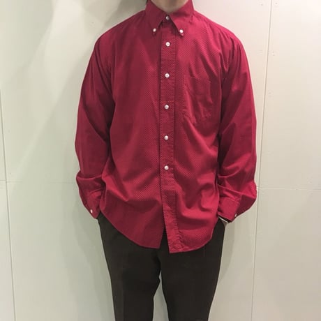 1960's W.T.GRANT Pin Dots L/S Shirt