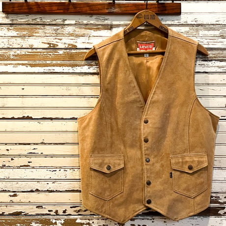1970's Levi's Suede Leather Vest