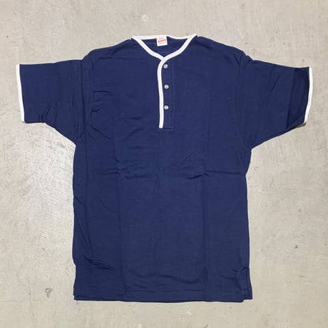 1960's Healthknit Henleyneck Sweat S/S Shirt Deadstock