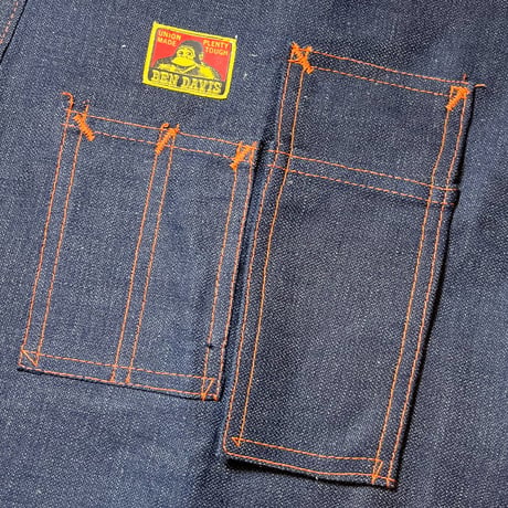 1960's BEN DAVIS Denim Apron Deadstock