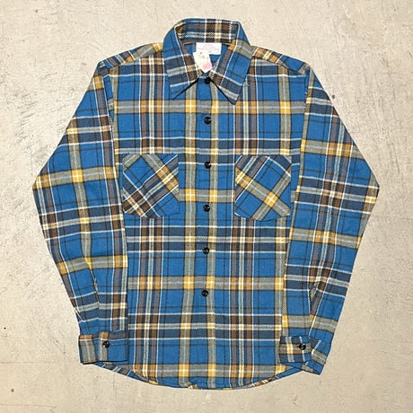 1970's Sears Heavy Flannel L/S Shirt Deadstock