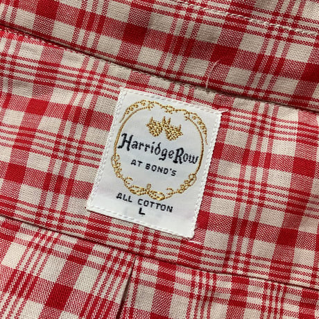 1960's Harridge Row L/S Shirt Deadstock