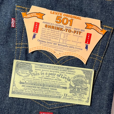 1990's Levi's 501 Denim Pants Deadstock