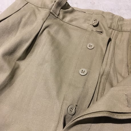 1950's〜 French Army M-52 Chino Trousers Deadstock