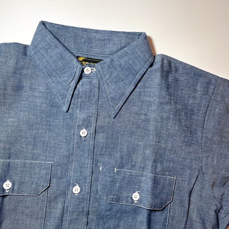 1970's DEE CEE Chambray L/S Shirt Deadstock