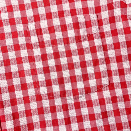 1960's WREN LTD. Seersucker S/S Shirt