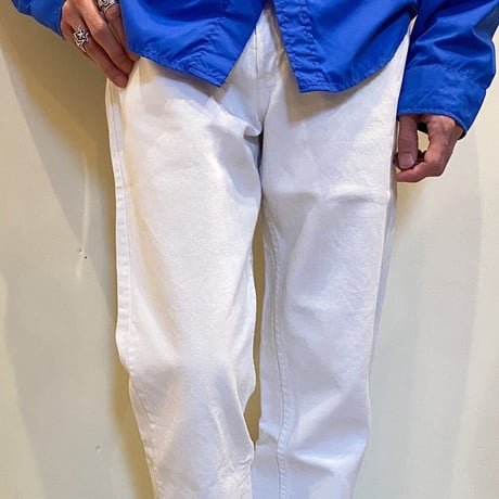 1960's〜 Levi's 518 White Denim Tapered Pants
