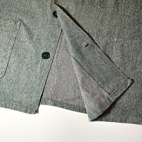 1950's B.S.R Green Chambray Work Jacket Deadstock