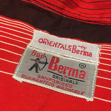 1960's Bud Berma Stand Collar L/S Shirt