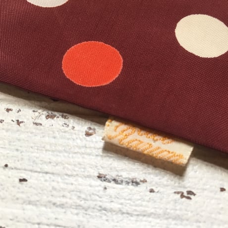 1950's Unknown Mulch Dots Rayon Scarf