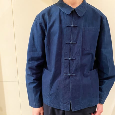 1960's L'Anti-Cher Indigo China Jacket