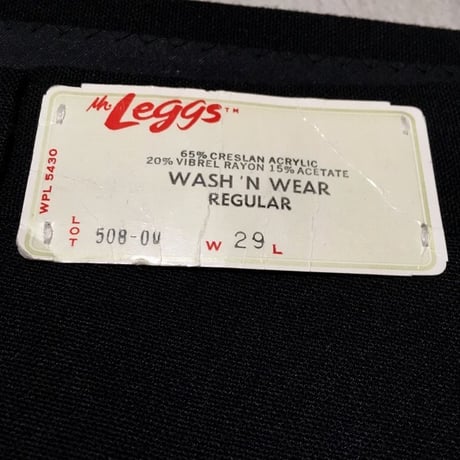 1960's Mr Leggs Tapered Slacks Deadstock