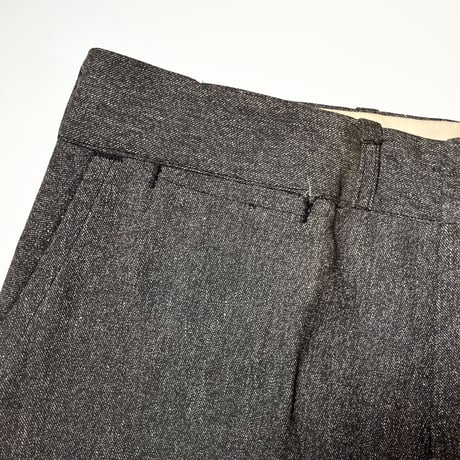 1940's〜 Unknown Black Chambray Trousers Deadstock
