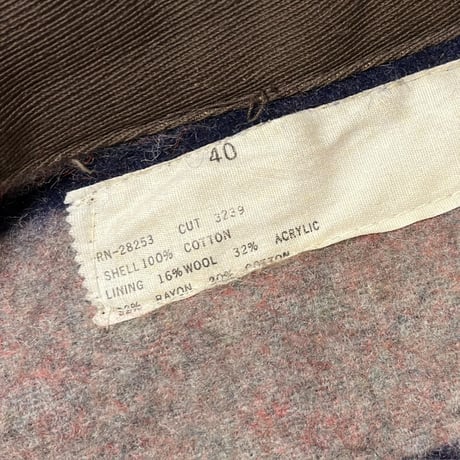 1960's PACIFIC OVERALL Co. Whipcord Jacket Deadstock