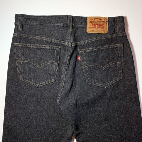 1990's Levi's 501 Black Denim Pants