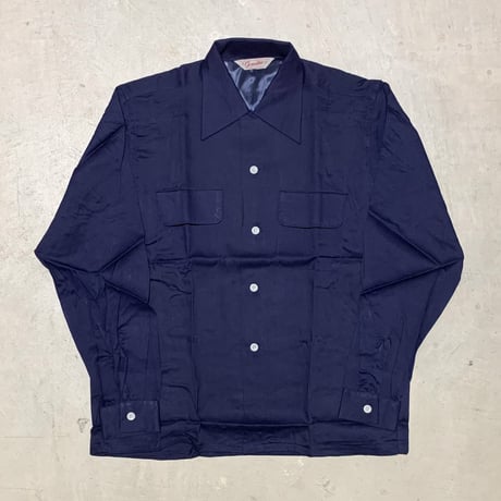 1950's Graceline Rayon L/S Shirt Deadstock
