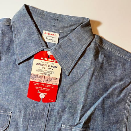 1960's BIG MAC Chambray L/S Shirt Deadstock