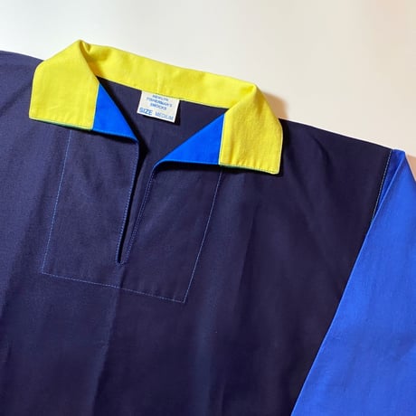 1970〜80's NEWLYN Crazy Pattern Fisherman Smock