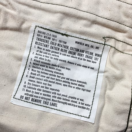 1970's US.ARMY M-65 Field Trousers Deadstock