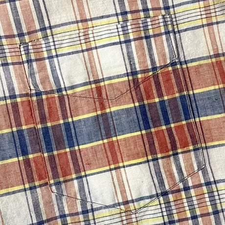 1960's GANT Indian Madras S/S Shirt
