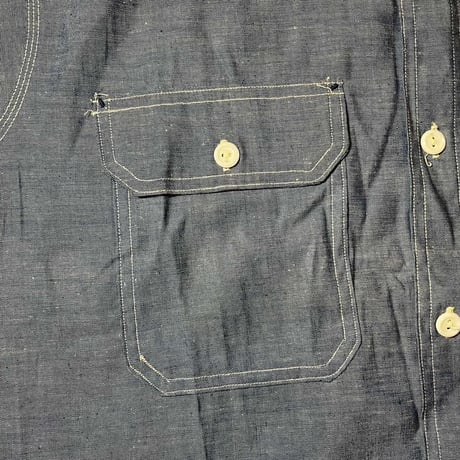 1950's PIONEER Chambray L/S Shirt Deadstock