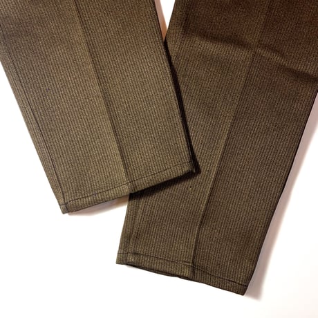 1940's〜 SAVO Brown Pique Trousers Deadstock