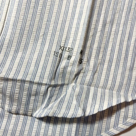 1960's House of Yorke Seersucker S/S Shirt Deadstock