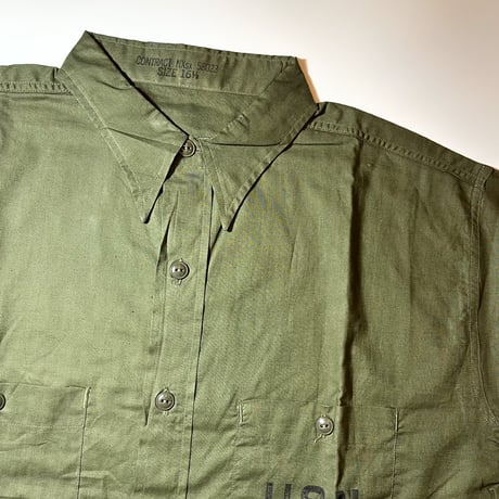 1940's US.NAVY N-3 Poplin L/S Shirt Deadstock