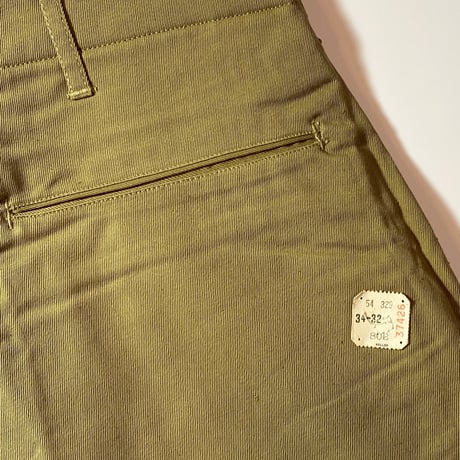 1940's US.ARMY Chino Trousers With Liner Deadstock