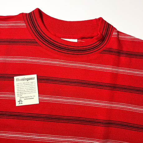 1960's Munsingwear Border Tee Deadstock