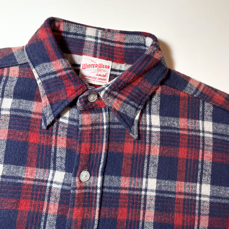 1950's WINTER WEAR Heavy Flannel L/S Shirt