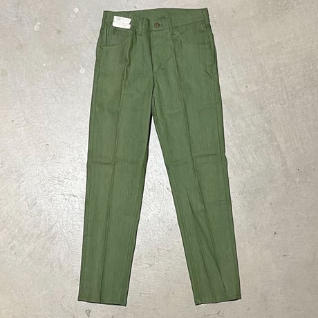 1960〜70's Lee Leens LASTIC Stretch Denim Tapered Pants Deadstock