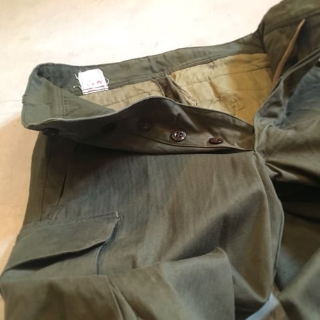 1960's French Army M-47 Herringbone Trousers