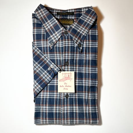 1960's Westley Indian Madras S/S Shirt Deadstock